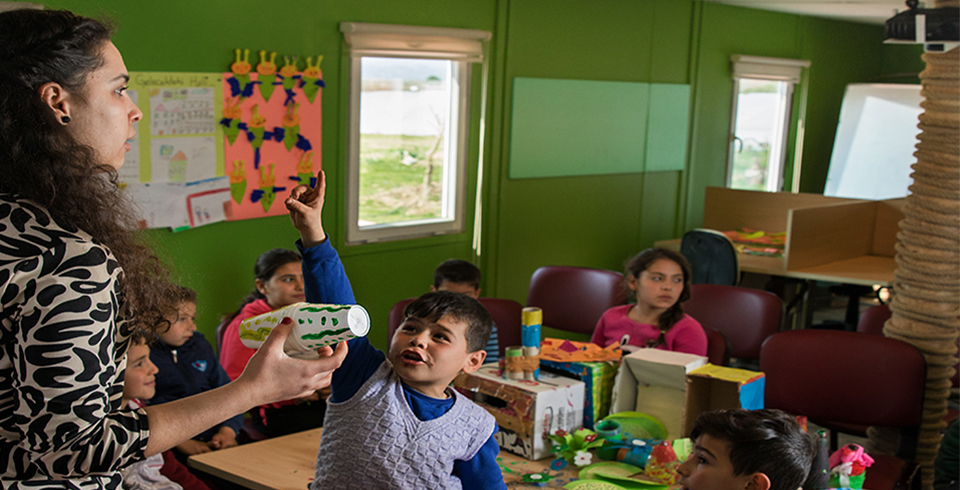 Çocuklar Hem Eğlendi Hem de Geri Dönüşümü Öğrendi