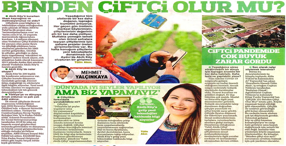 BENDEN ÇİFTÇİ OLUR MU?